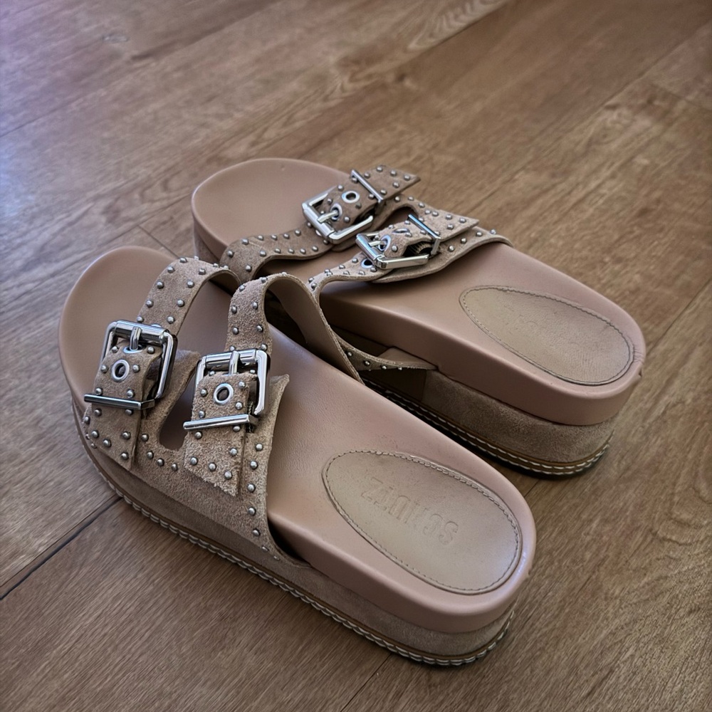 SCHUTZ FLATFORM SLIDE